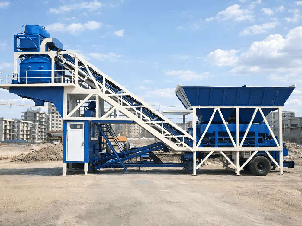 Pabrik Pencampur Beton Mobile HZY 50-60 m3/jam