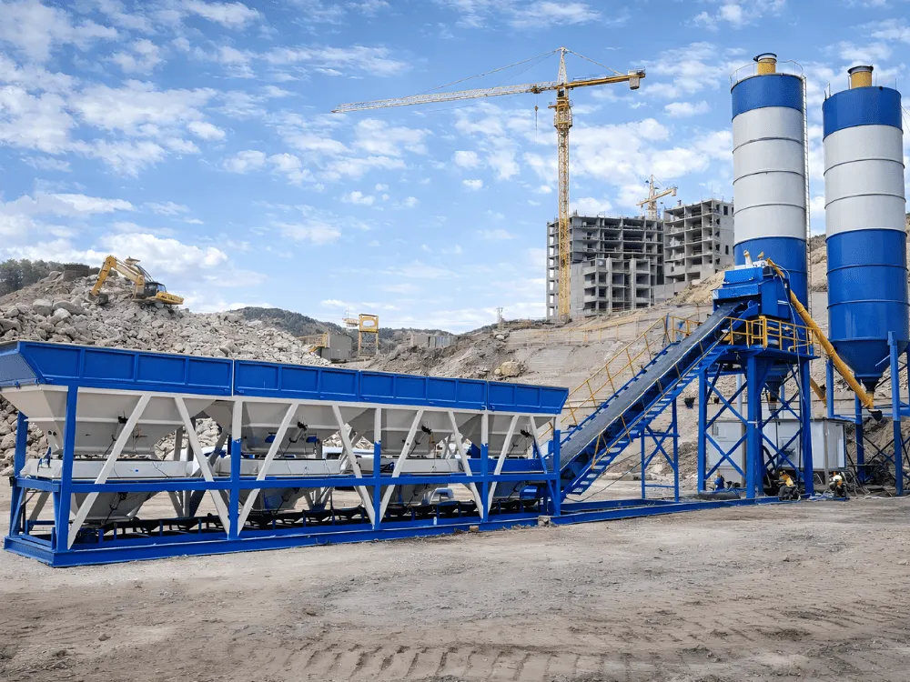 Pabrik Beton Tanpa Fondasi HZS50-HZS180