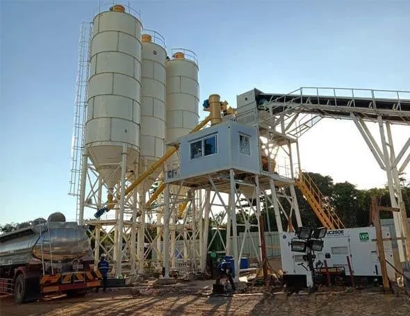 Proyek Pabrik Batching Beton HZS90 – Honduras