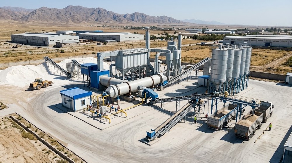 Pengeringan Pasir Kuarsa 10 TPH – Uzbekistan - Zhengzhou Sinoma Solution