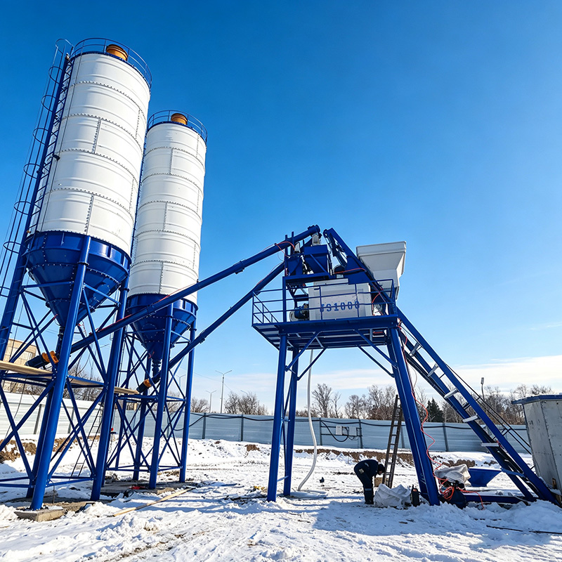 Sistem Konveyor Pabrik Batching Beton