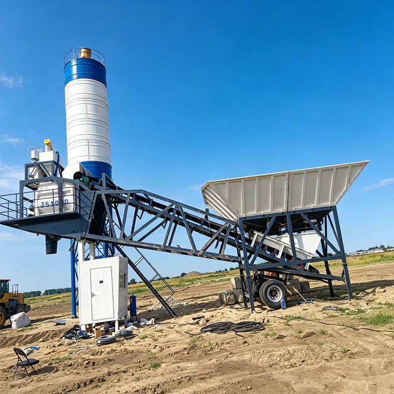Pabrik Pencampur Beton Mobile
